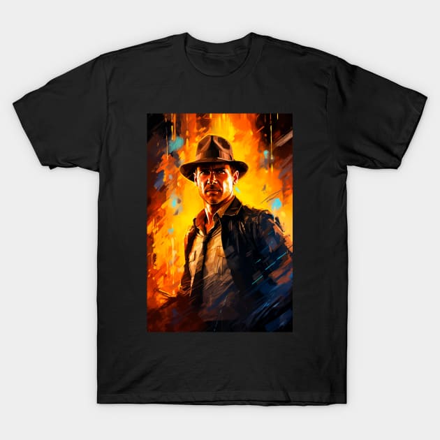 Stylish man in a hat T-Shirt by Chromatic Currents